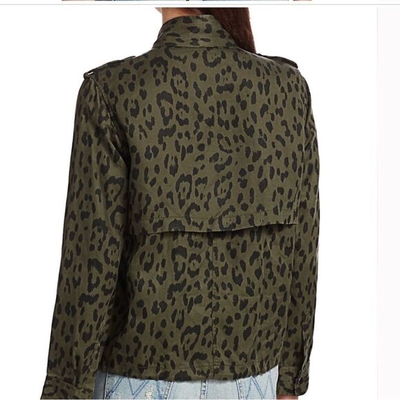 Rails Collins, green, leopard Tencel jacket size extra small - Picture 4 of 11